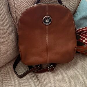 Dooney & Bourke Chestnut Leather Backpack